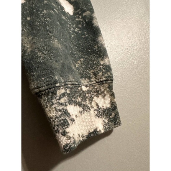 Wicked Tie Studio Unisex Alpine Green Small Reverse Tie Dye Bleached Embroidered - Picture 8 of 10